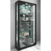 Vitrine Lumo | Schwarz, Schwarz | Möbel Höffner
