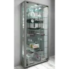 Vitrine Lumo | silberfarben, silberfarben | Höffner