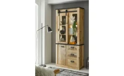 Vitrine Sintra | Eiche (Nachbildung), Anthrazit