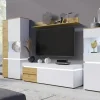 Vitrine Soft-Close Luci | Cremeweiß, Eiche Artisan (Nachbildung)