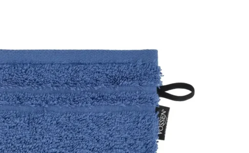 VOSSEN Waschhandschuh Vienna Supersoft | Blau, 16x21 cm