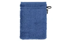 VOSSEN Waschhandschuh Vienna Supersoft | Blau, 16x21 cm