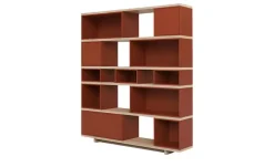 VOX Bücherregal Balance | Terracotta, Eiche (Nachbildung)