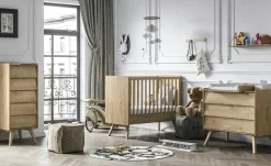 VOX Hochkommode Vintage Baby | Eiche (Nachbildung)