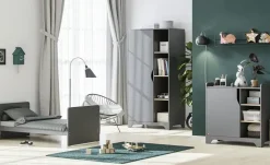 VOX Kleiderschrank Leaf | Graphit | Möbel Höffner