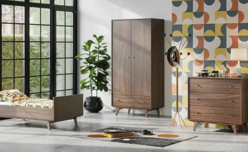 VOX Kleiderschrank  Mid | Walnuss (Nachbildung)
