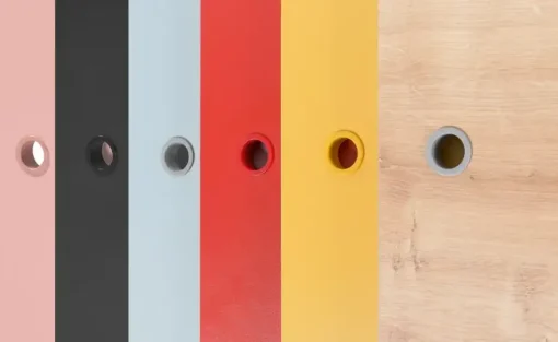 VOX Kommode Concept | 71,3 cm, Weiß, Gelb, Grau, Eiche