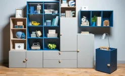 VOX Kommode Stige | 94 cm, Grau | Möbel Höffner