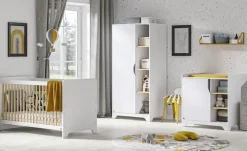 VOX Wickelkommode Leaf | Weiß, Eiche (Nachbildung)
