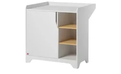 VOX Wickelkommode Leaf | Weiß, Eiche (Nachbildung)