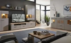 Wandboard Cortina | Eiche (Nachbildung), Basaltgrau