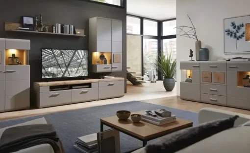 Wandboard Cortina | Eiche (Nachbildung), Basaltgrau