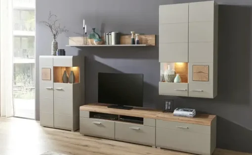 Wandboard Cortina | Eiche (Nachbildung), Basaltgrau