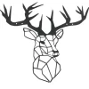 Wanddekoration  Hirsch | Möbel Höffner