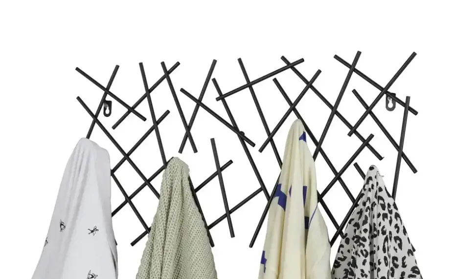 Wandgarderobe Mikado | Schwarz | Möbel Höffner