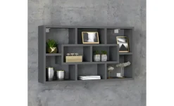 Wandregal Opila | Anthrazit | Möbel Höffner