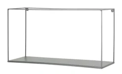 Wandregal Toppo | Grau, matt | Möbel Höffner