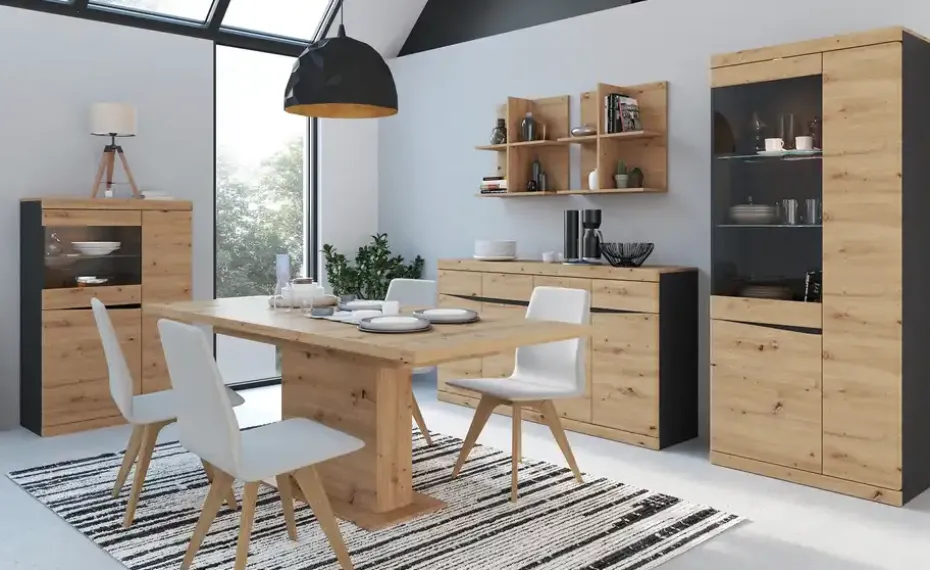 Wandregal Turino Neo | Asteiche (Nachbildung) | Höffner