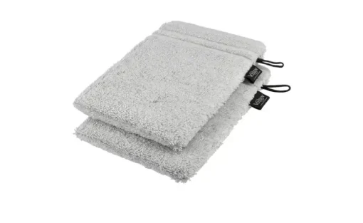 Waschhandschuh (16 x 21cm), 2er-Set Grau (Light Grey) Vienna Supersoft