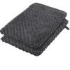 Waschhandschuh (16 x 21cm), 2er-Set Grau (Schiefer) 4006