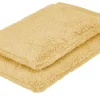 Waschhandschuh (16 x 21cm), 2er-Set Gelb Kuschel Wuschel