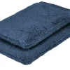Waschhandschuh (16 x 21cm), 2er-Set Dunkelblau Kuschel Wuschel