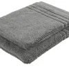 Waschhandschuh (16 x 21cm), 2er-Set Anthrazit Soft Cotton