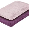 Waschhandschuh (16 x 21cm), 2er-Set Altrosa-Beere Kuschel Wuschel