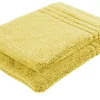 Waschhandschuh (16 x 21cm), 2er-Set Gelb Soft Cotton