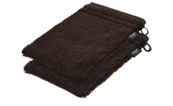 Waschhandschuh (16 x 21cm), 2er-Set Braun Vienna Supersoft