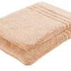 Waschhandschuh (16 x 21cm), 2er-Set Hellorange Soft Cotton