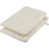 Waschhandschuh (16 x 21cm), 2er-Set Creme 4006