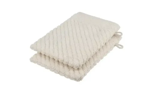 Waschhandschuh (16 x 21cm), 2er-Set Creme 4006