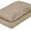 Waschhandschuh (16 x 21cm), 2er-Set Hellbraun Kuschel Wuschel
