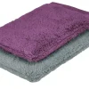 Waschhandschuh (16 x 21cm), 2er-Set Beere-Anthrazit Kuschel Wuschel