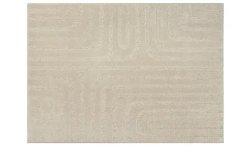 Webteppich Glance | Beige, Linien | Möbel Höffner