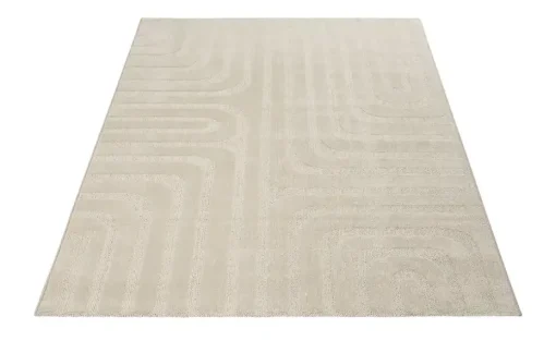 Webteppich Glance | Beige, Linien | Möbel Höffner