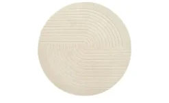 Webteppich La Palma | Beige, Ø 120 cm | Möbel Höffner