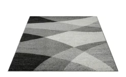 Webteppich Thales | Grau, Dunkelgrau, 80x140 cm
