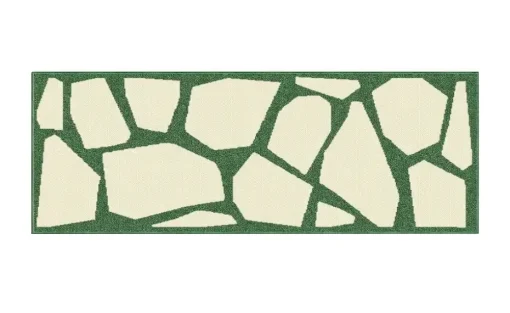 Webteppich Turf | 80x200 cm, Steinplatten | Höffner