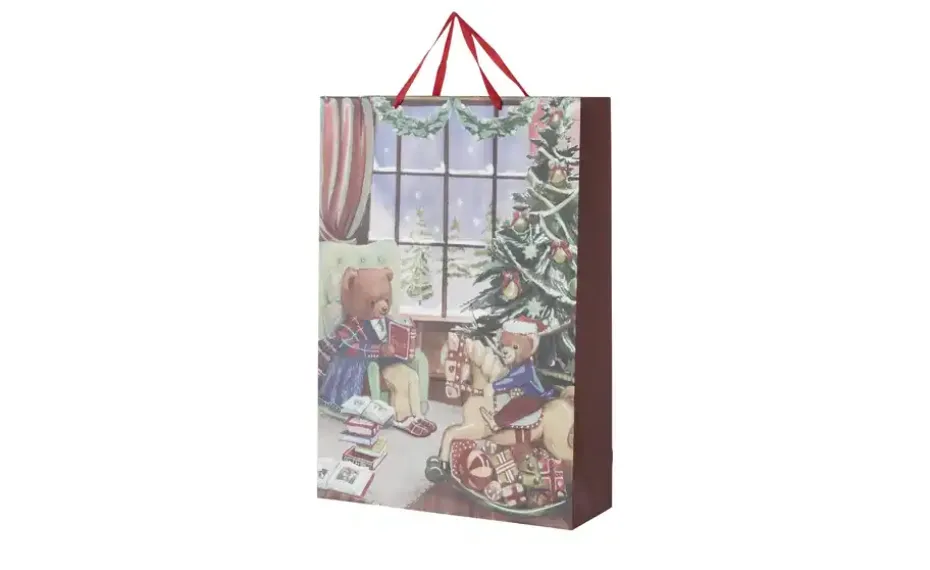 Weihnachtsgeschenktüte Bärchen | 72 cm | Möbel Höffner