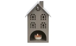 Windlicht Haus | Taupe | Möbel Höffner