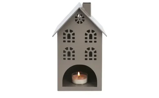 Windlicht Haus | Taupe | Möbel Höffner