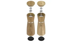WMF Gewürzmühlen-Set Ceramill Nature | Eichenholz, 18 cm
