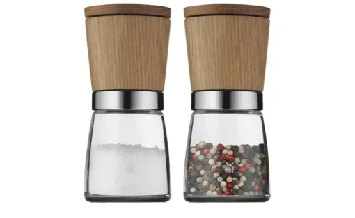 WMF Gewürzmühlen-Set Ceramill Nature | Glasbehälter, 13,8 cm