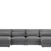 Wohnlandschaft Branna | Anthrazit, Cordstoff | Höffner