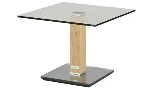 Wohnwert Beistelltisch Quatro Plus | Wildeiche, Perlgrau