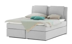 Wohnwert Boxspringbett Dormian Saman | Hellgrau, 160 cm