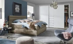 Wohnwert Boxspringbett  Dormian Bolge High | Taupe, 140 cm