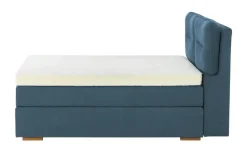 Wohnwert Boxspringbett mit Bettkasten Dormian Besta | Dunkelblau, 160 cm